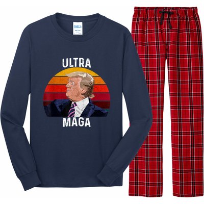 Ultra MAGA Pro Trump Long Sleeve Pajama Set