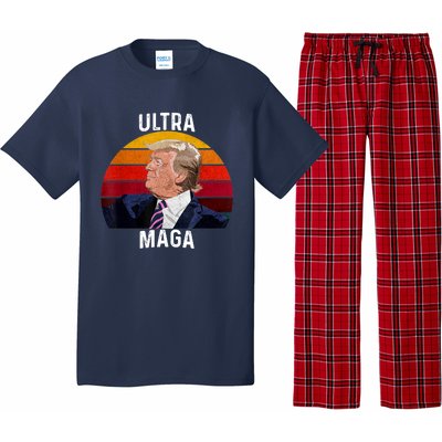 Ultra MAGA Pro Trump Pajama Set