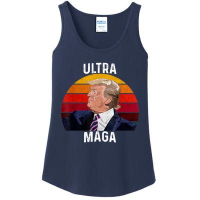 Ultra MAGA Pro Trump Ladies Essential Tank