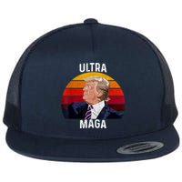 Ultra MAGA Pro Trump Flat Bill Trucker Hat