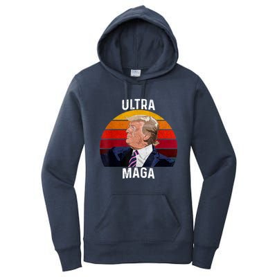 Ultra MAGA Pro Trump Women's Pullover Hoodie