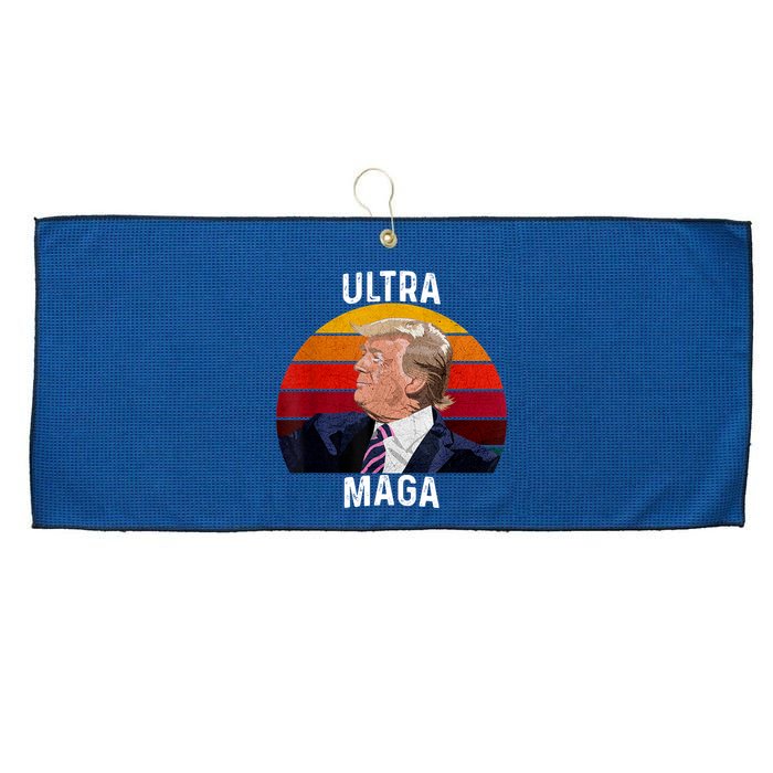 Ultra MAGA Pro Trump Large Microfiber Waffle Golf Towel