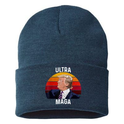 Ultra MAGA Pro Trump Sustainable Knit Beanie