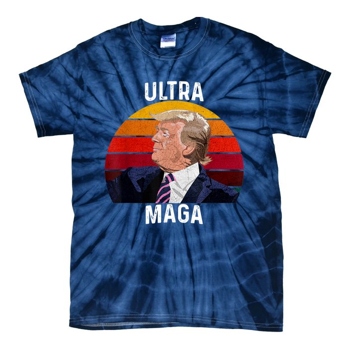 Ultra MAGA Pro Trump Tie-Dye T-Shirt