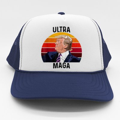 Ultra MAGA Pro Trump Trucker Hat