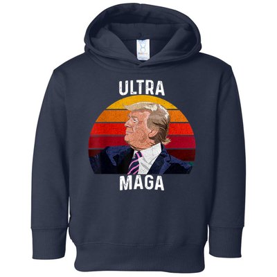 Ultra MAGA Pro Trump Toddler Hoodie