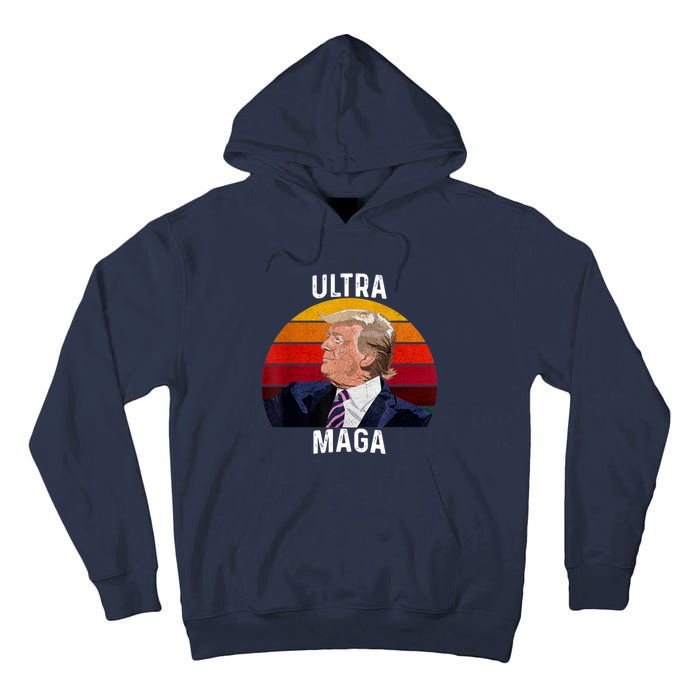 Ultra MAGA Pro Trump Tall Hoodie