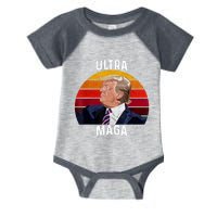 Ultra MAGA Pro Trump Infant Baby Jersey Bodysuit