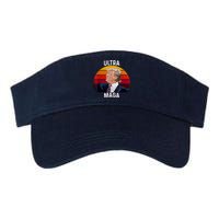 Ultra MAGA Pro Trump Valucap Bio-Washed Visor