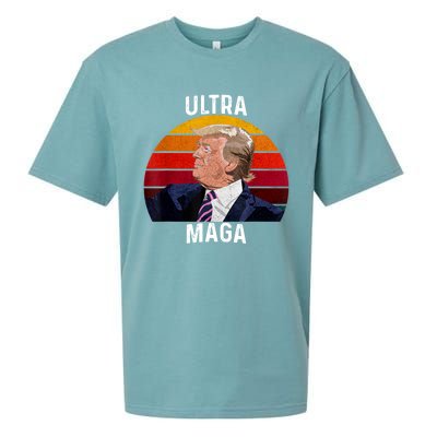 Ultra MAGA Pro Trump Sueded Cloud Jersey T-Shirt