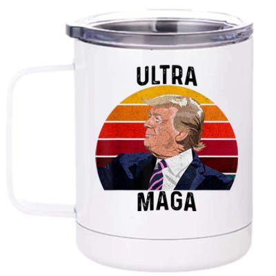 Ultra MAGA Pro Trump 12 oz Stainless Steel Tumbler Cup