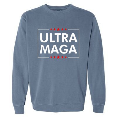 Ultra Maga Pro Trump Trump 2024 Garment-Dyed Sweatshirt