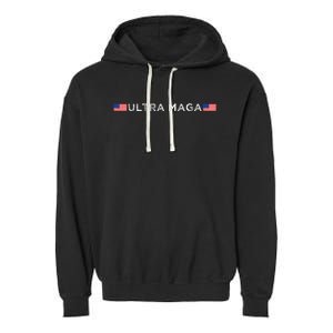 Ultra Maga Proud Ultra Maga Garment-Dyed Fleece Hoodie