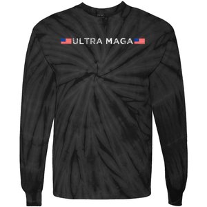 Ultra Maga Proud Ultra Maga Tie-Dye Long Sleeve Shirt