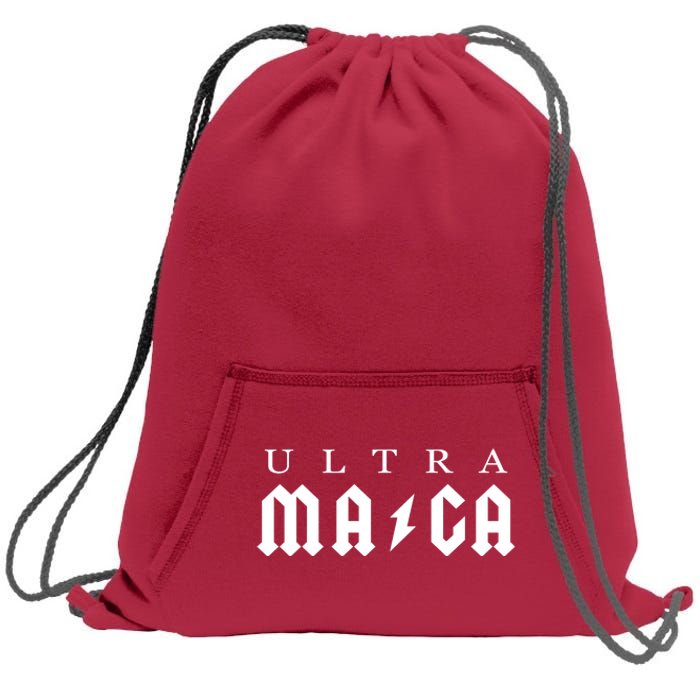 Ultra MAGA Parody Trump 2024 Sweatshirt Cinch Pack Bag