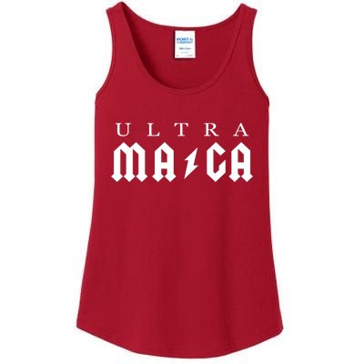 Ultra MAGA Parody Trump 2024 Ladies Essential Tank