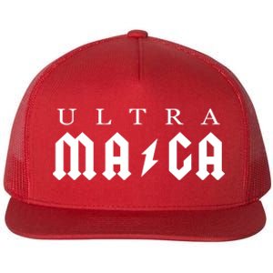 Ultra MAGA Parody Trump 2024 Flat Bill Trucker Hat