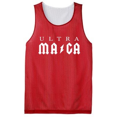 Ultra MAGA Parody Trump 2024 Mesh Reversible Basketball Jersey Tank