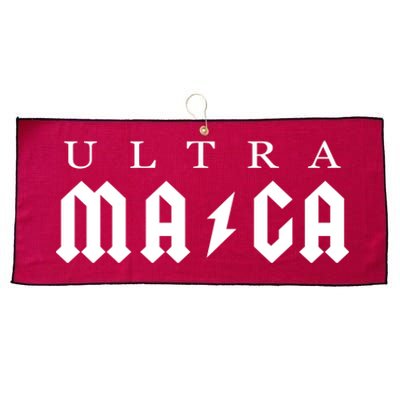 Ultra MAGA Parody Trump 2024 Large Microfiber Waffle Golf Towel