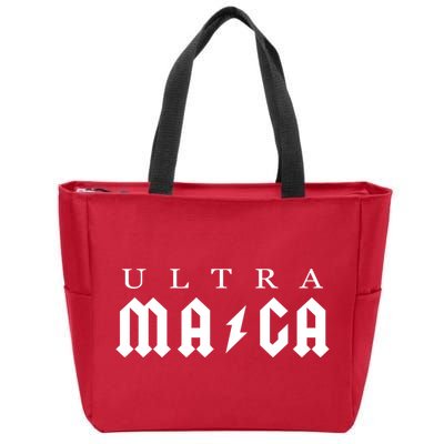 Ultra MAGA Parody Trump 2024 Zip Tote Bag