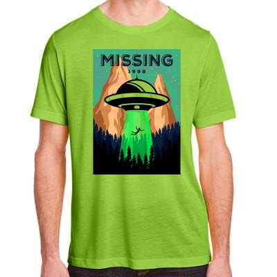 UFO Missing Person Retro Vintage Poster Adult ChromaSoft Performance T-Shirt