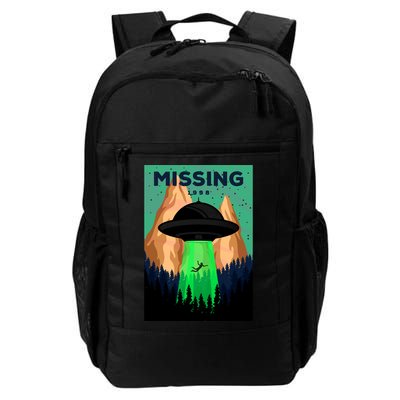 UFO Missing Person Retro Vintage Poster Backpack