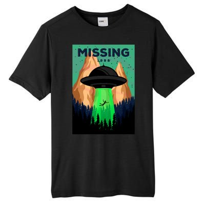 UFO Missing Person Retro Vintage Poster Tall Fusion ChromaSoft Performance T-Shirt