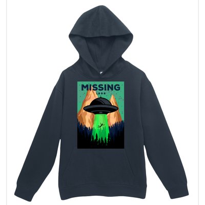 UFO Missing Person Retro Vintage Poster Urban Pullover Hoodie