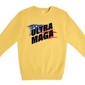 Ultra MAGA Pro American Pro Freedom Ultra MAGA Ultra Maga Premium Crewneck Sweatshirt