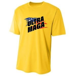 Ultra MAGA Pro American Pro Freedom Ultra MAGA Ultra Maga Performance Sprint T-Shirt