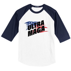 Ultra MAGA Pro American Pro Freedom Ultra MAGA Ultra Maga Baseball Sleeve Shirt