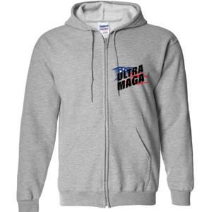 Ultra MAGA Pro American Pro Freedom Ultra MAGA Ultra Maga Full Zip Hoodie