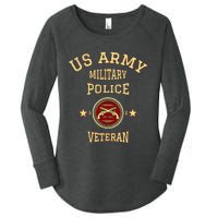 US Military Police Veteran Police Officer Retirement Women's Perfect Tri Tunic Long Sleeve Shirt