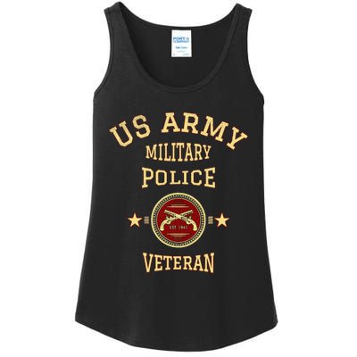 US Military Police Veteran Police Officer Retirement Ladies Essential Tank