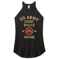 US Military Police Veteran Police Officer Retirement Women's Perfect Tri Rocker Tank