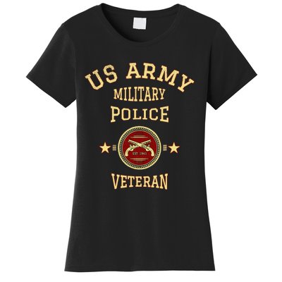 US Military Police Veteran Police Officer Retirement Women's T-Shirt