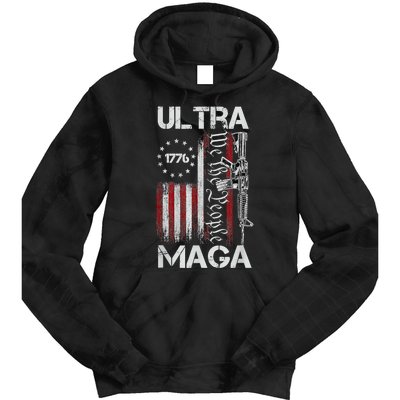 Ultra Maga Proud Ultra Maga Tie Dye Hoodie