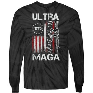 Ultra Maga Proud Ultra Maga Tie-Dye Long Sleeve Shirt