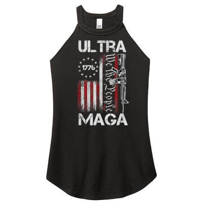 Ultra Maga Proud Ultra Maga Women’s Perfect Tri Rocker Tank