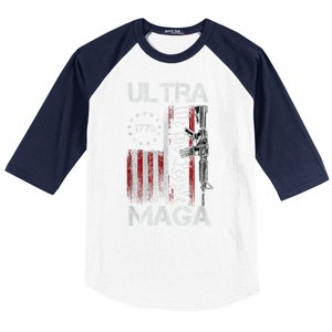 Ultra Maga Proud Ultra Maga Baseball Sleeve Shirt