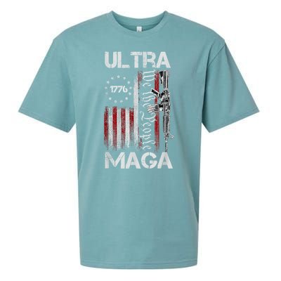 Ultra Maga Proud Ultra Maga Sueded Cloud Jersey T-Shirt