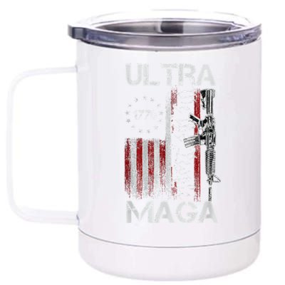 Ultra Maga Proud Ultra Maga 12 oz Stainless Steel Tumbler Cup