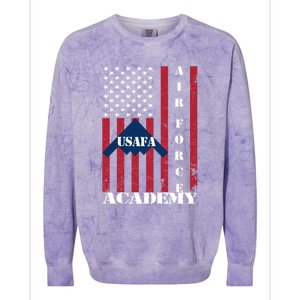 Usafa Merch Proud Air Force Academy Mommy Daddy Wife Husband Cool Gift Colorblast Crewneck Sweatshirt