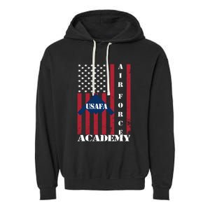 Usafa Merch Proud Air Force Academy Mommy Daddy Wife Husband Cool Gift Garment-Dyed Fleece Hoodie