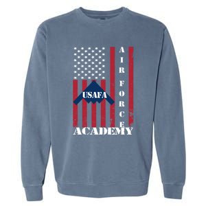 Usafa Merch Proud Air Force Academy Mommy Daddy Wife Husband Cool Gift Garment-Dyed Sweatshirt