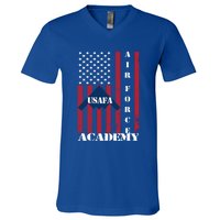 Usafa Merch Proud Air Force Academy Mommy Daddy Wife Husband Cool Gift V-Neck T-Shirt