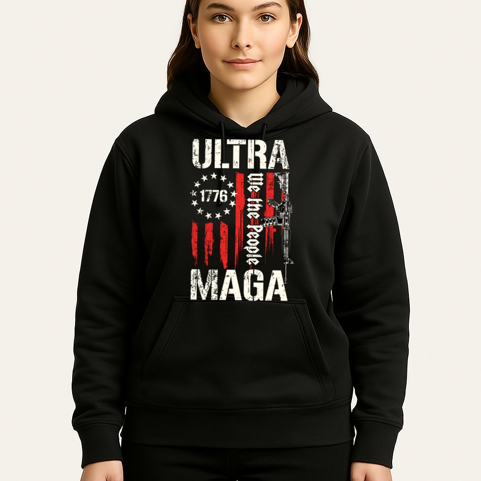 Ultra MAGA Proud Ultra MAGA Conervative Anti Biden Gifts Hoodie