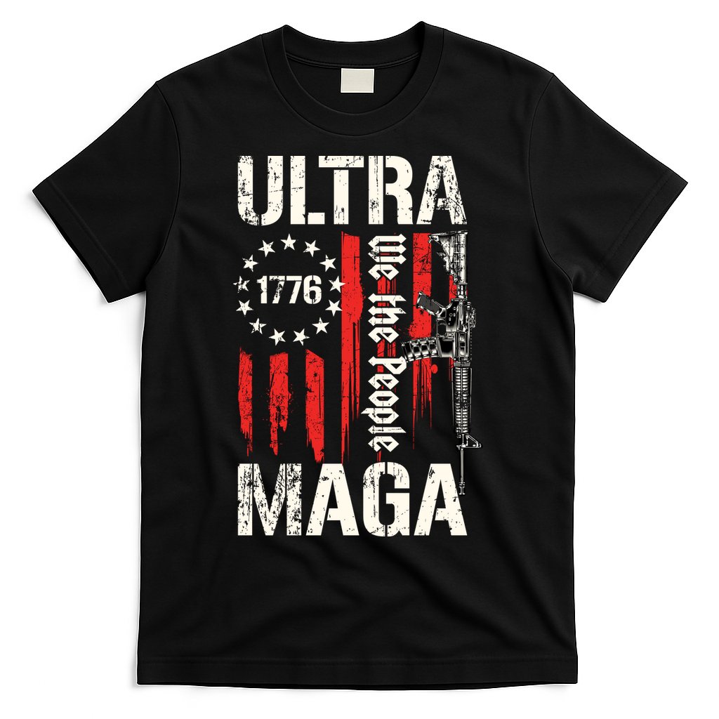 Ultra MAGA Proud Ultra MAGA Conervative Anti Biden Gifts T-Shirt
