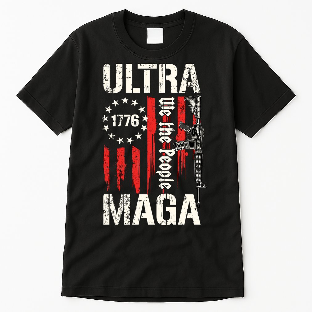 Ultra MAGA Proud Ultra MAGA Conervative Anti Biden Gifts Tall T-Shirt