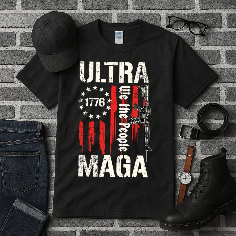 Ultra MAGA Proud Ultra MAGA Conervative Anti Biden Gifts Tall T-Shirt